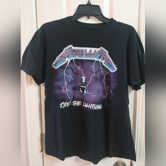 Shirts Metallica Ride The Lightning Band Tee Poshmark
